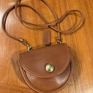 Vintage Coach, Coach Bag, Coach Mini Belt Bag, British Tan , Coach USA